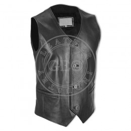 Hot Sale Genuine Leather Motorcycle Vests for Women